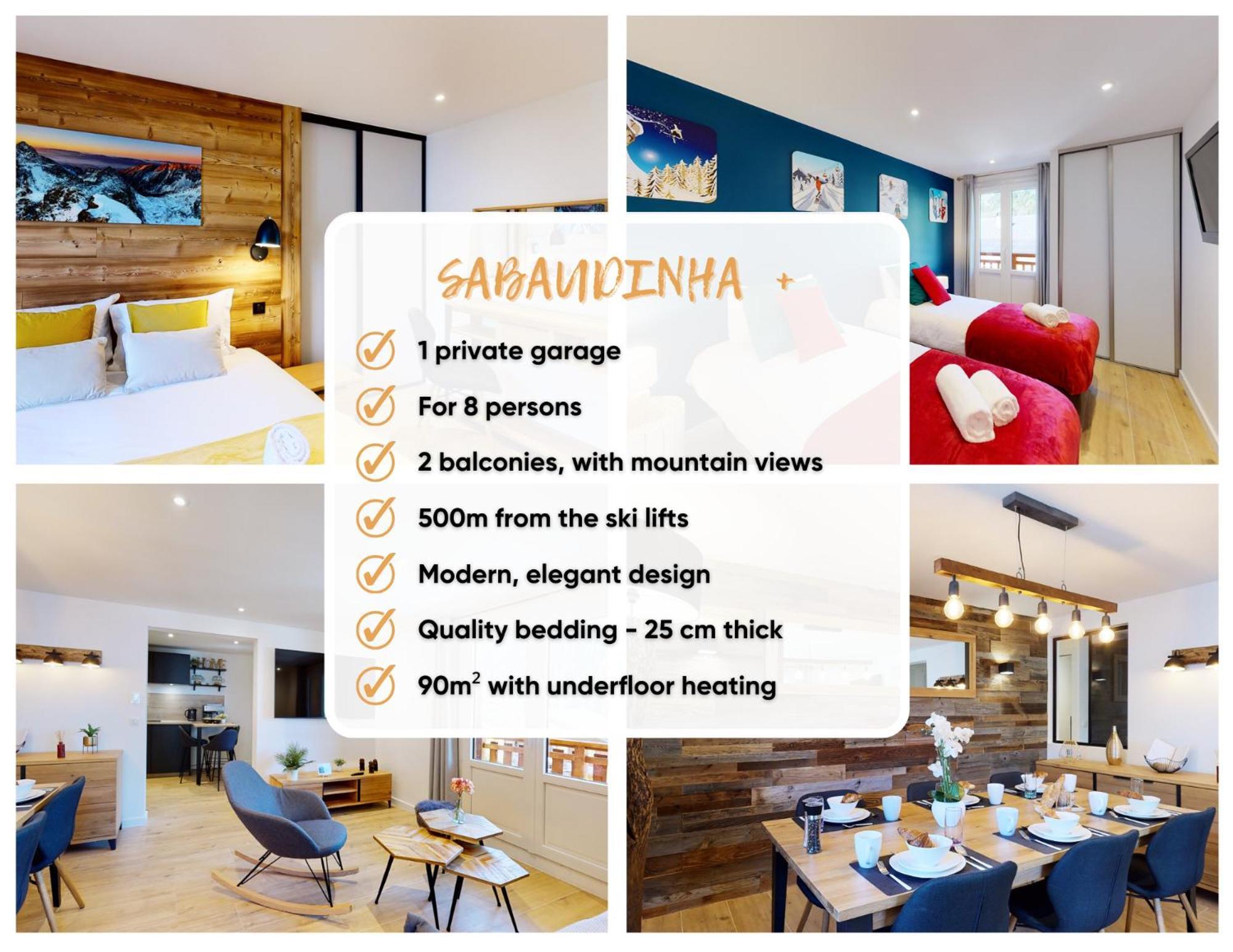 Elegant Et Moderne Avec Vue Montagne Au Coeur De Paradiski - Garage - 8Pers - 90M2 - Sabaudinha ラ・プラーニュ エクステリア 写真