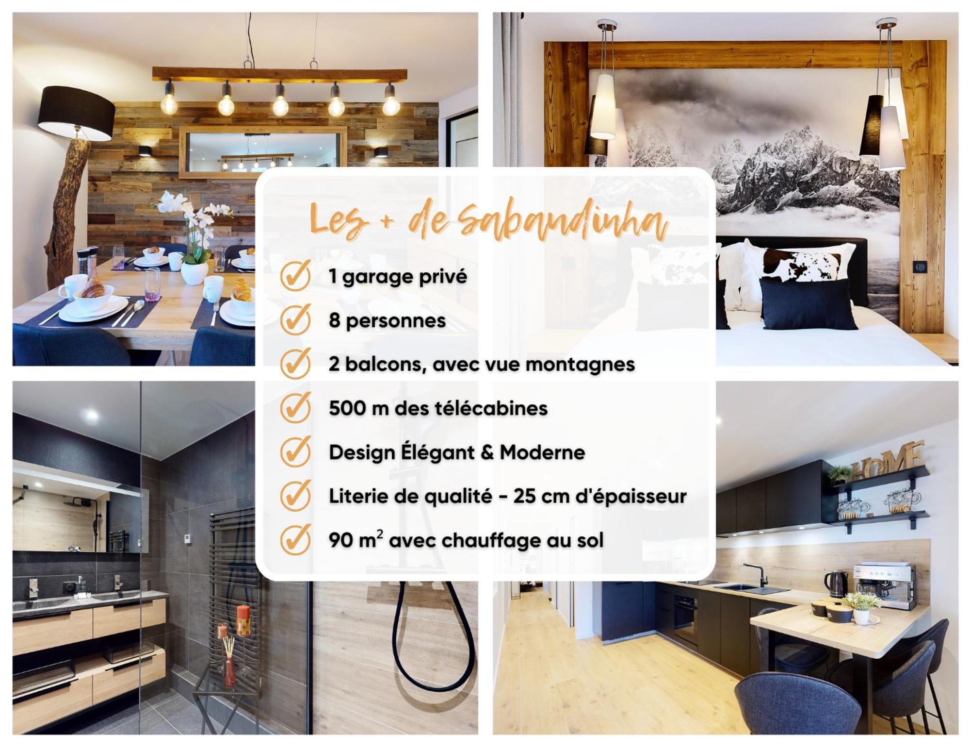 Elegant Et Moderne Avec Vue Montagne Au Coeur De Paradiski - Garage - 8Pers - 90M2 - Sabaudinha ラ・プラーニュ エクステリア 写真